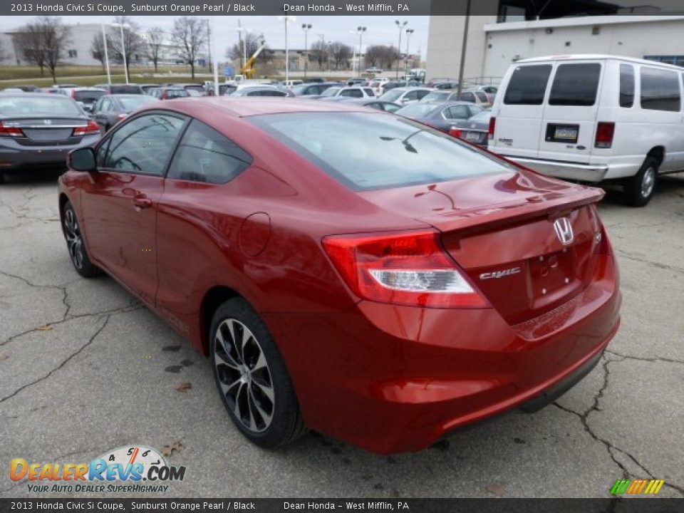 Sunburst Orange Pearl 2013 Honda Civic Si Coupe Photo #2