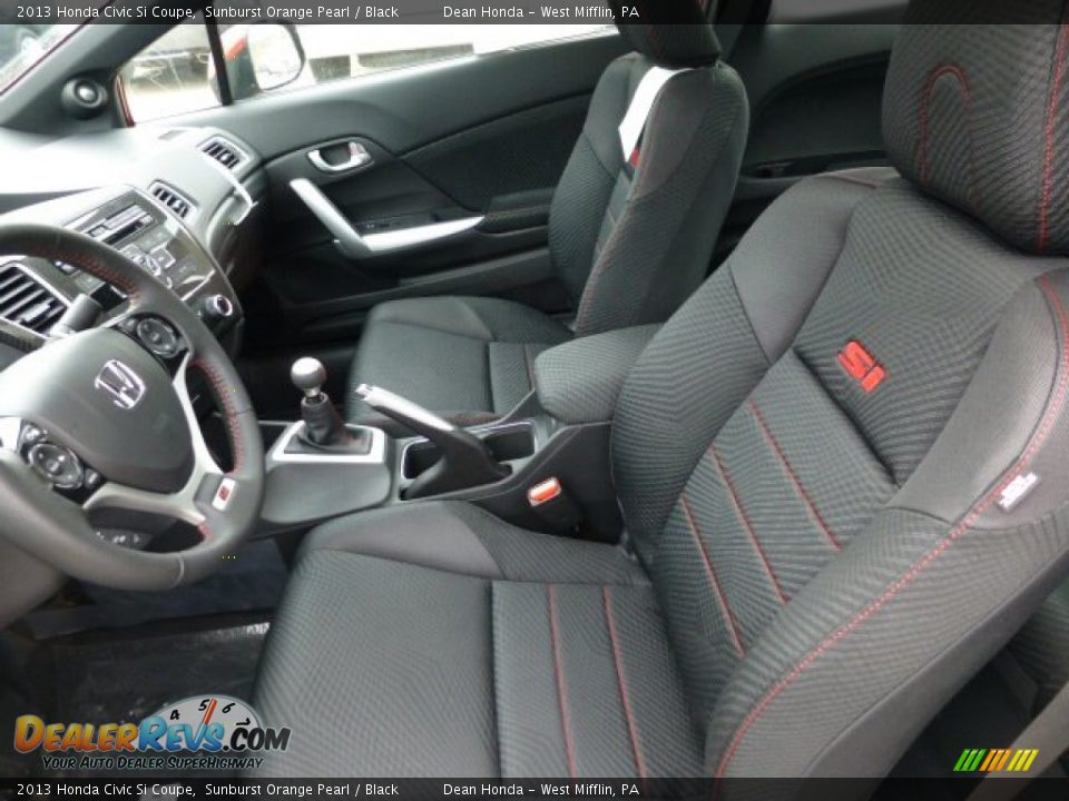 Front Seat of 2013 Honda Civic Si Coupe Photo #14