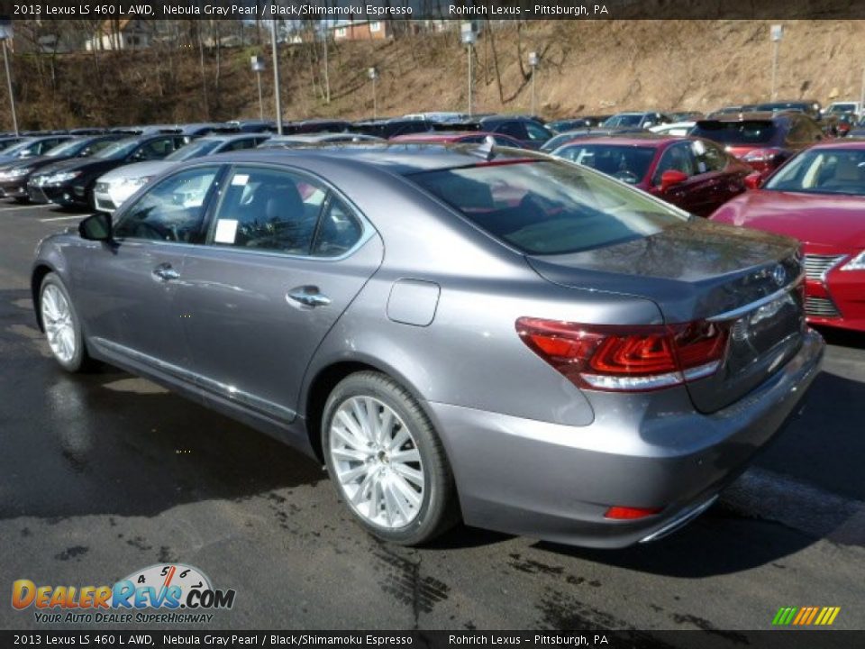Nebula Gray Pearl 2013 Lexus LS 460 L AWD Photo #2