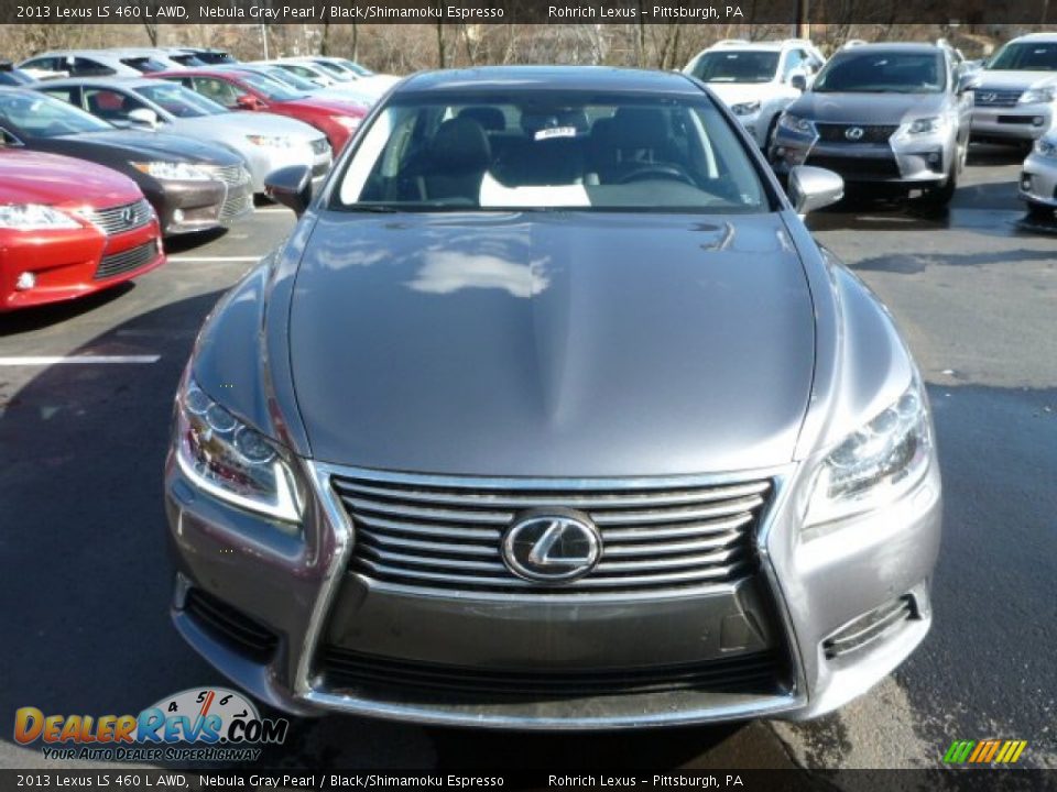 Nebula Gray Pearl 2013 Lexus LS 460 L AWD Photo #6