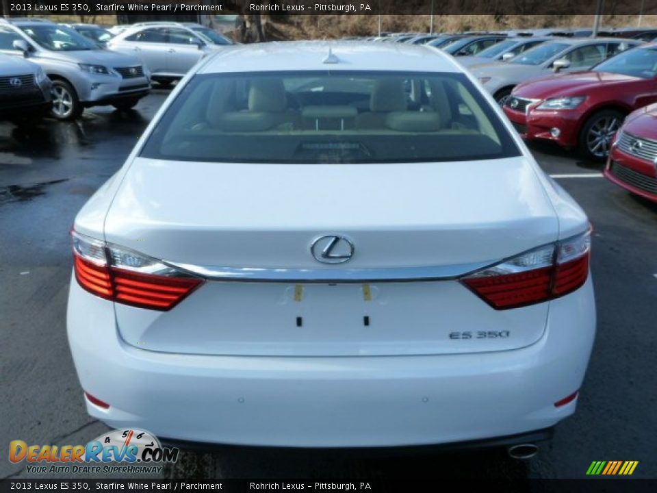 2013 Lexus ES 350 Starfire White Pearl / Parchment Photo #3