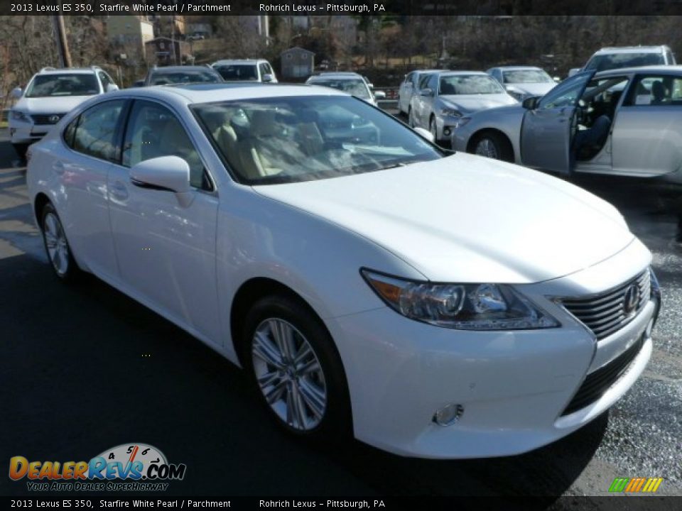 2013 Lexus ES 350 Starfire White Pearl / Parchment Photo #5