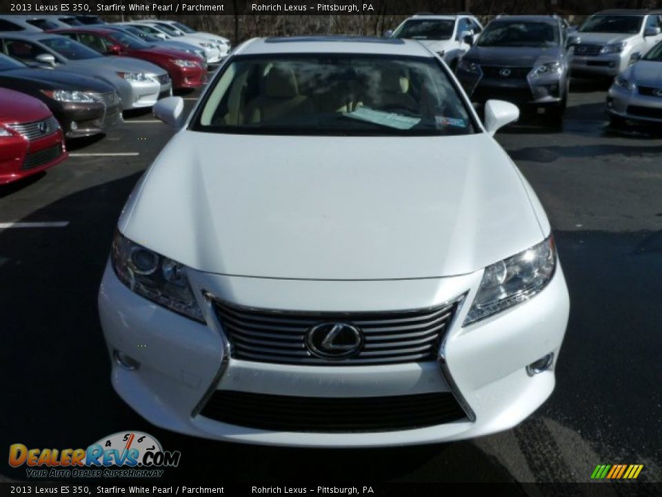 2013 Lexus ES 350 Starfire White Pearl / Parchment Photo #6