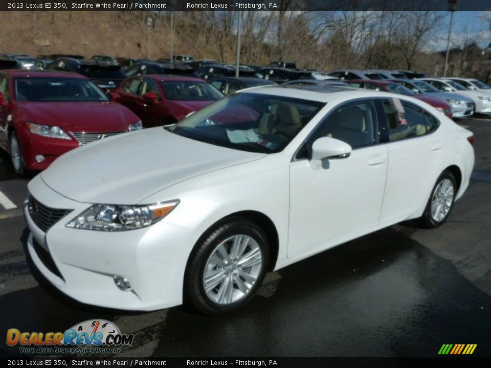 2013 Lexus ES 350 Starfire White Pearl / Parchment Photo #7