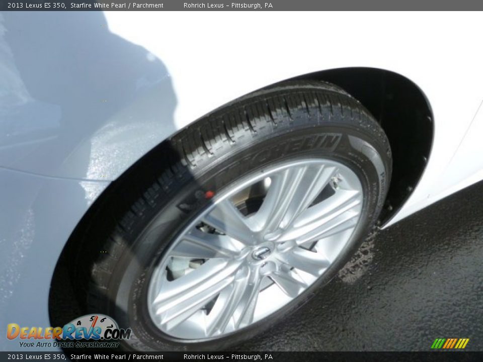 2013 Lexus ES 350 Starfire White Pearl / Parchment Photo #8