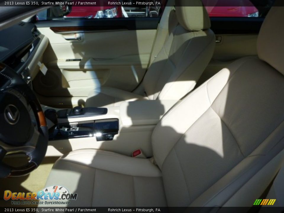 2013 Lexus ES 350 Starfire White Pearl / Parchment Photo #9