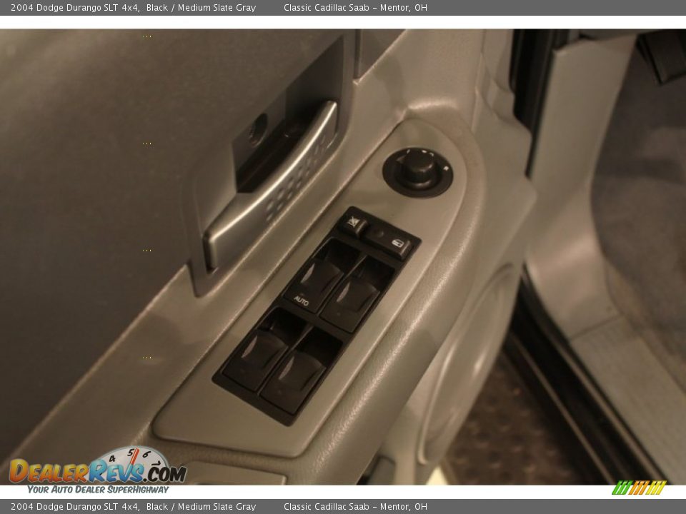 2004 Dodge Durango SLT 4x4 Black / Medium Slate Gray Photo #5