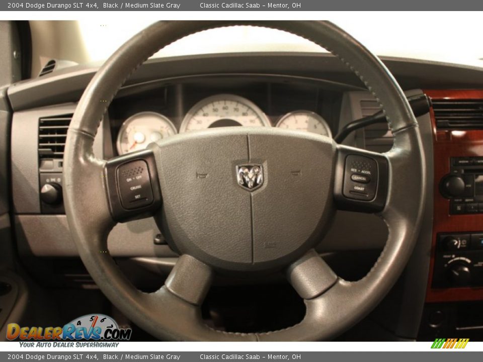 2004 Dodge Durango SLT 4x4 Black / Medium Slate Gray Photo #8