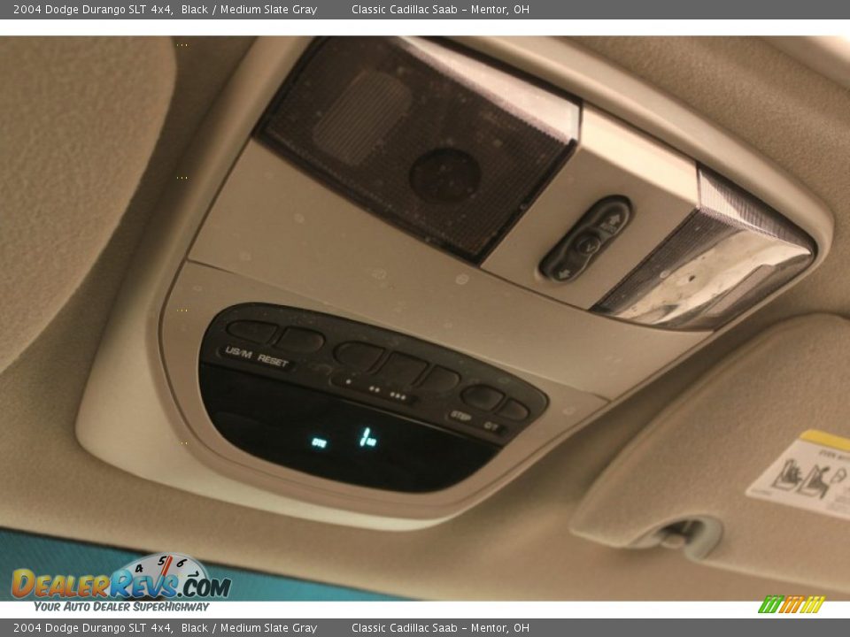 2004 Dodge Durango SLT 4x4 Black / Medium Slate Gray Photo #10