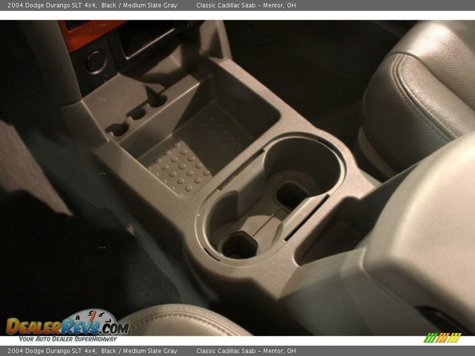 2004 Dodge Durango SLT 4x4 Black / Medium Slate Gray Photo #12
