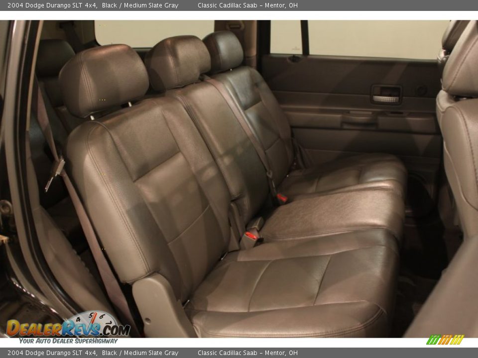 2004 Dodge Durango SLT 4x4 Black / Medium Slate Gray Photo #14