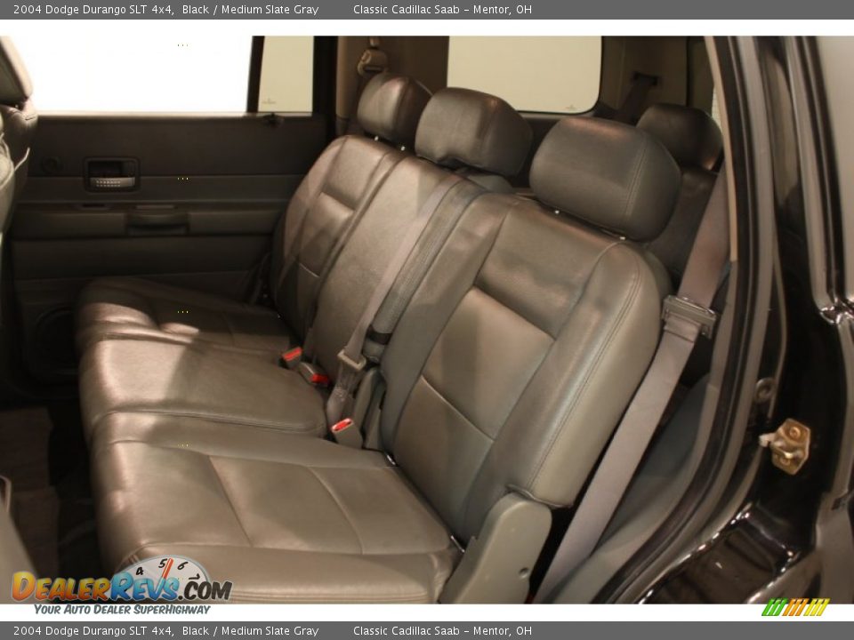 2004 Dodge Durango SLT 4x4 Black / Medium Slate Gray Photo #15