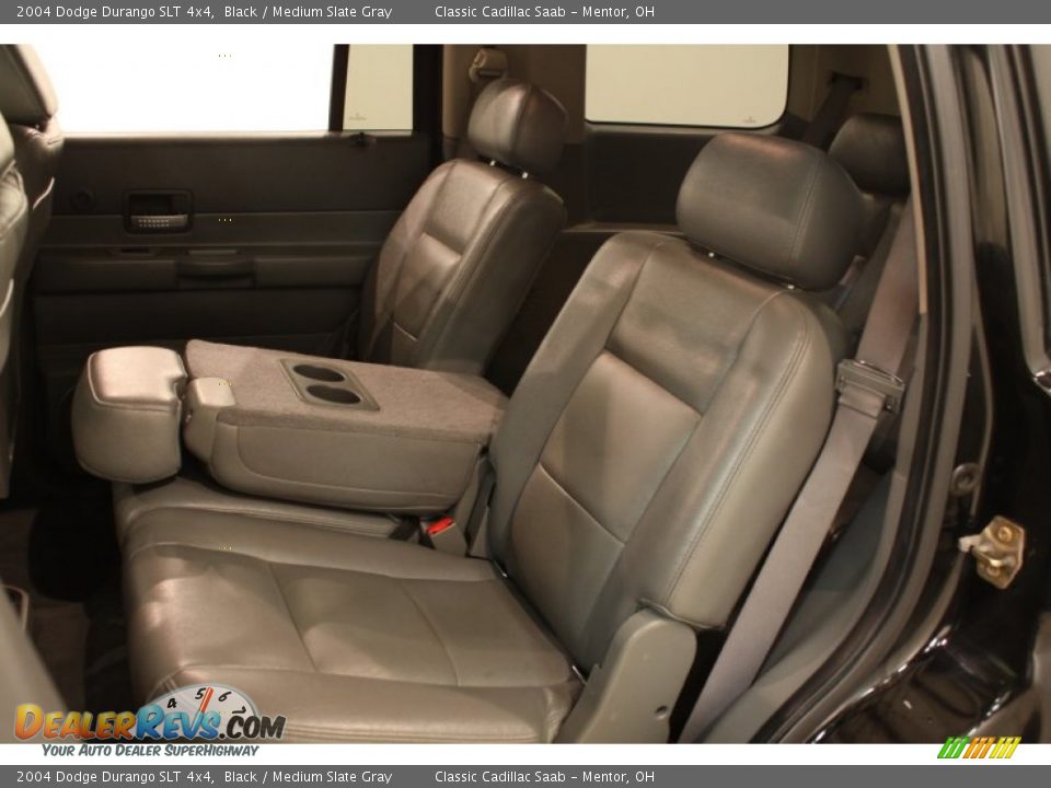 2004 Dodge Durango SLT 4x4 Black / Medium Slate Gray Photo #16