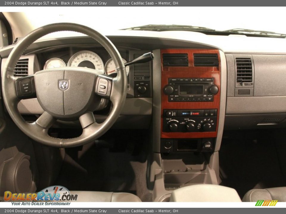 2004 Dodge Durango SLT 4x4 Black / Medium Slate Gray Photo #18