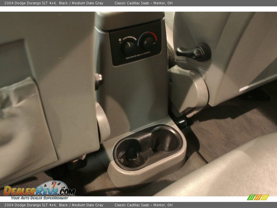 2004 Dodge Durango SLT 4x4 Black / Medium Slate Gray Photo #19