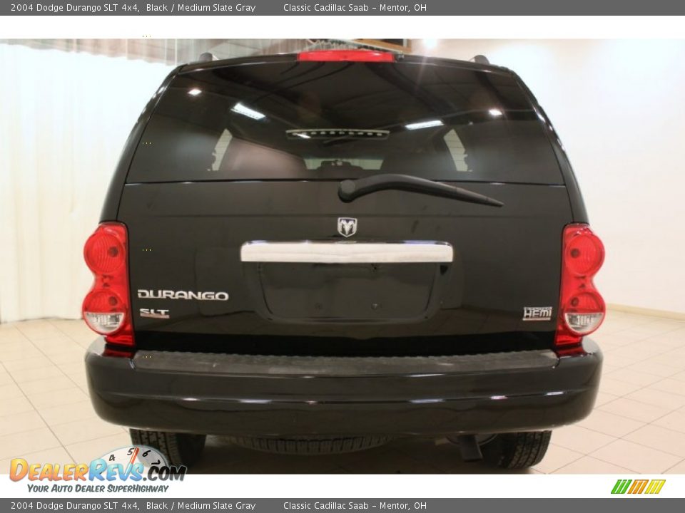 2004 Dodge Durango SLT 4x4 Black / Medium Slate Gray Photo #20