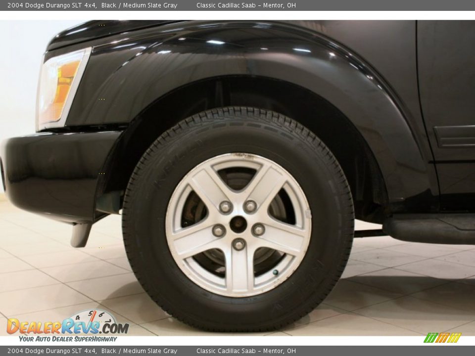 2004 Dodge Durango SLT 4x4 Black / Medium Slate Gray Photo #22