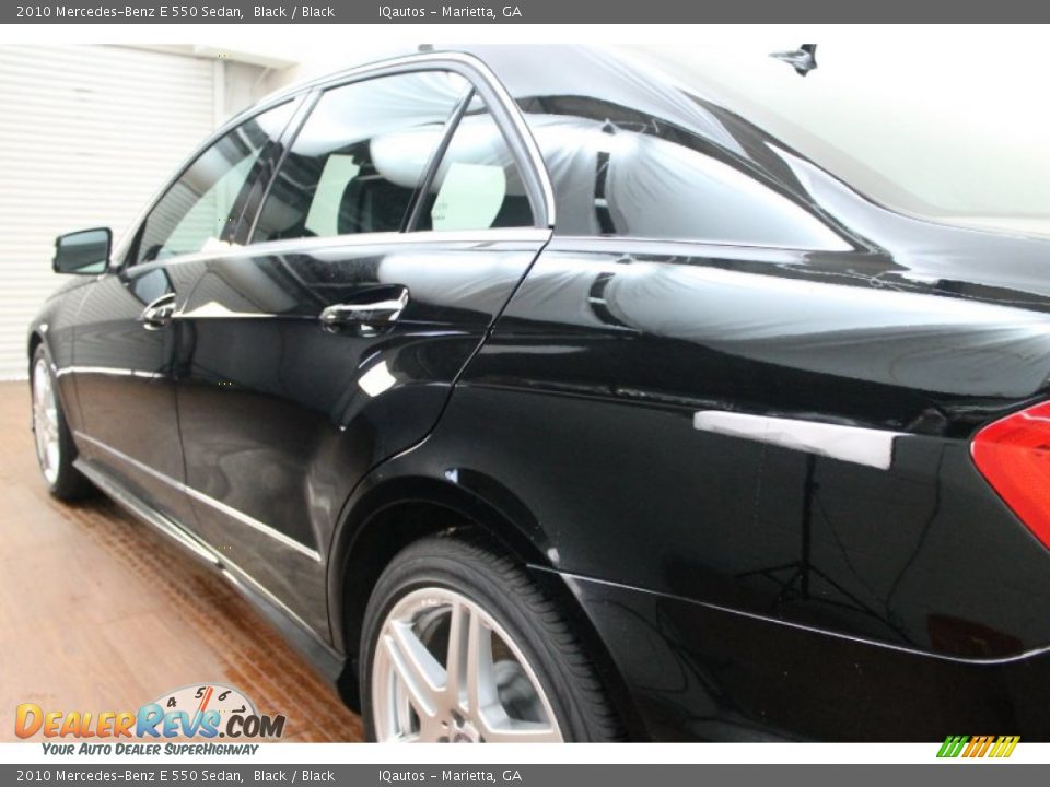 2010 Mercedes-Benz E 550 Sedan Black / Black Photo #7