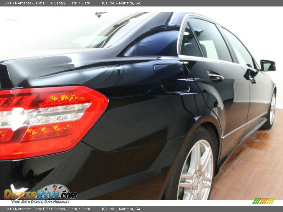 2010 Mercedes-Benz E 550 Sedan Black / Black Photo #8
