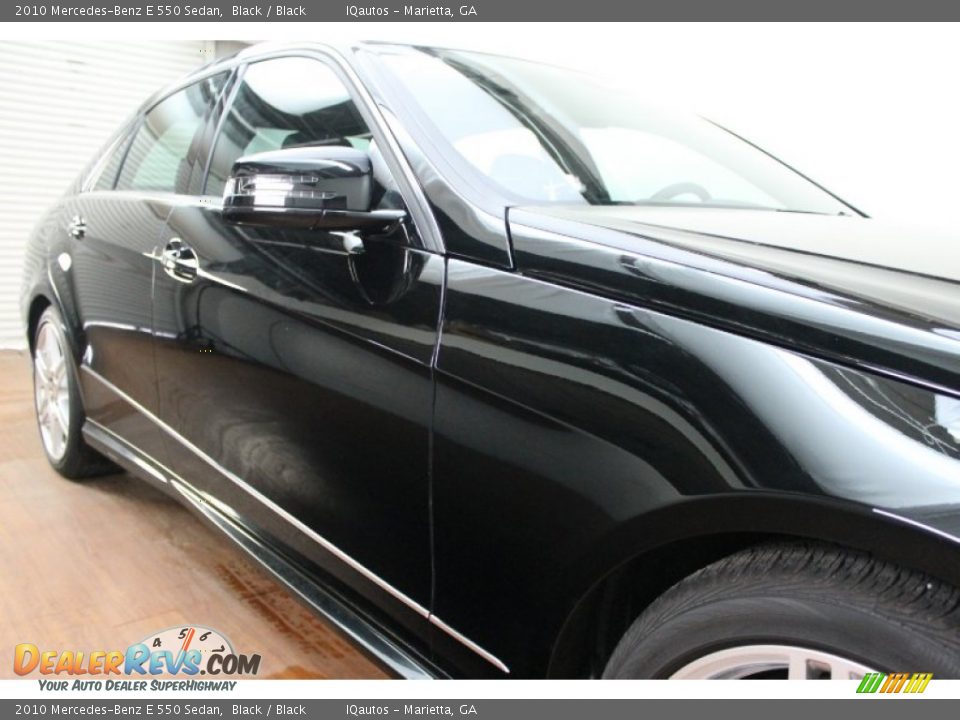 2010 Mercedes-Benz E 550 Sedan Black / Black Photo #9