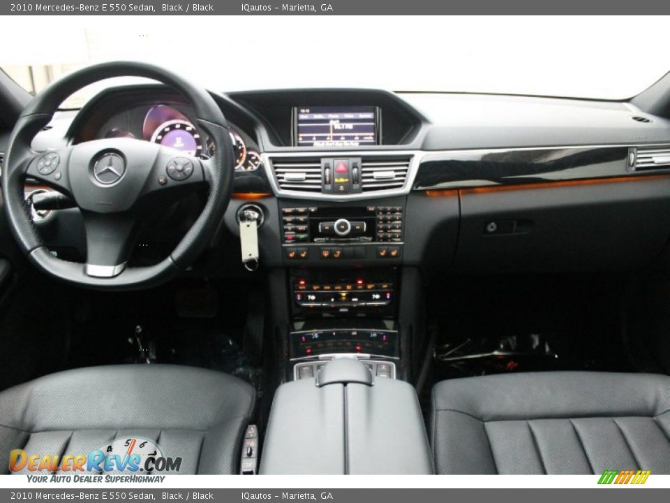 Dashboard of 2010 Mercedes-Benz E 550 Sedan Photo #11