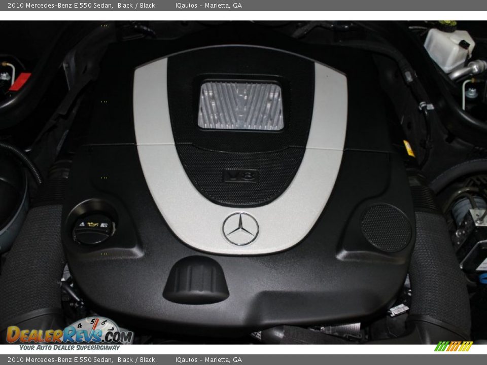 2010 Mercedes-Benz E 550 Sedan Black / Black Photo #14