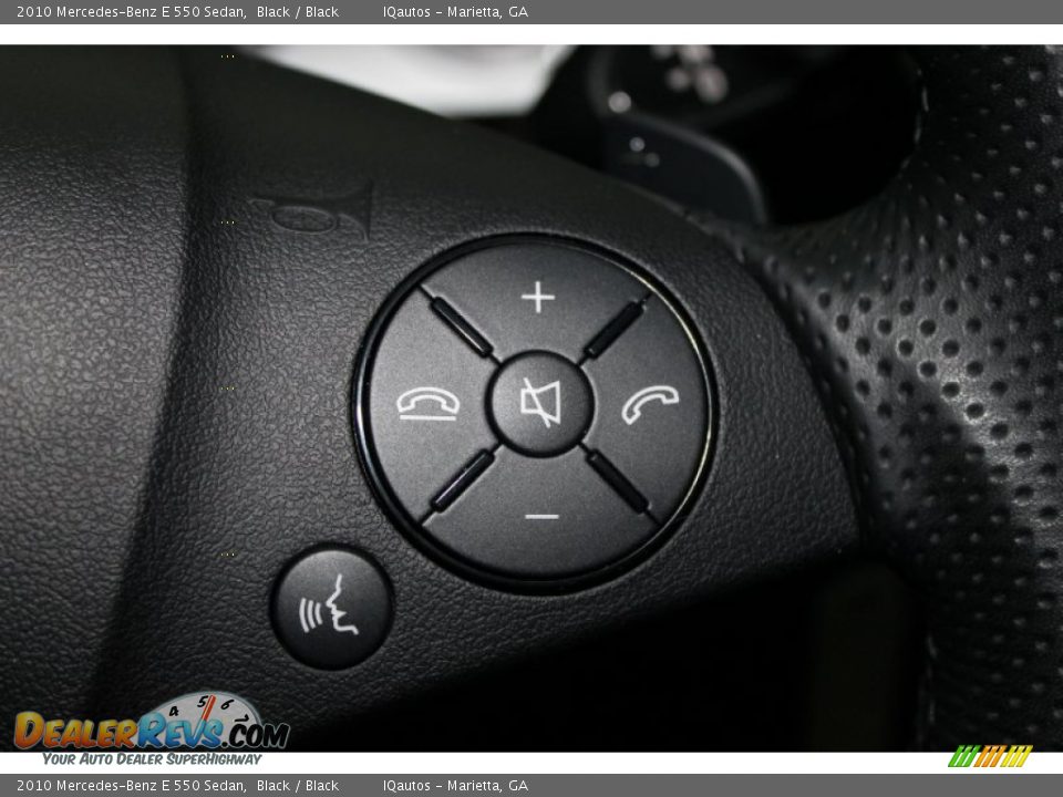 2010 Mercedes-Benz E 550 Sedan Black / Black Photo #16
