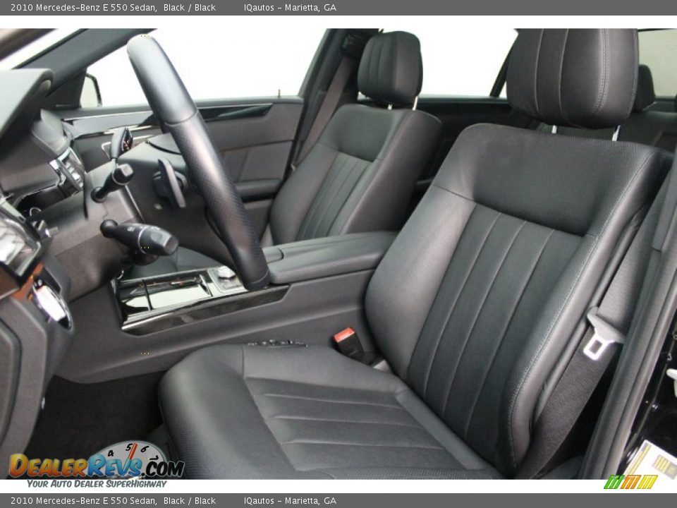 Front Seat of 2010 Mercedes-Benz E 550 Sedan Photo #19
