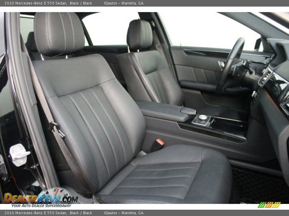 2010 Mercedes-Benz E 550 Sedan Black / Black Photo #20