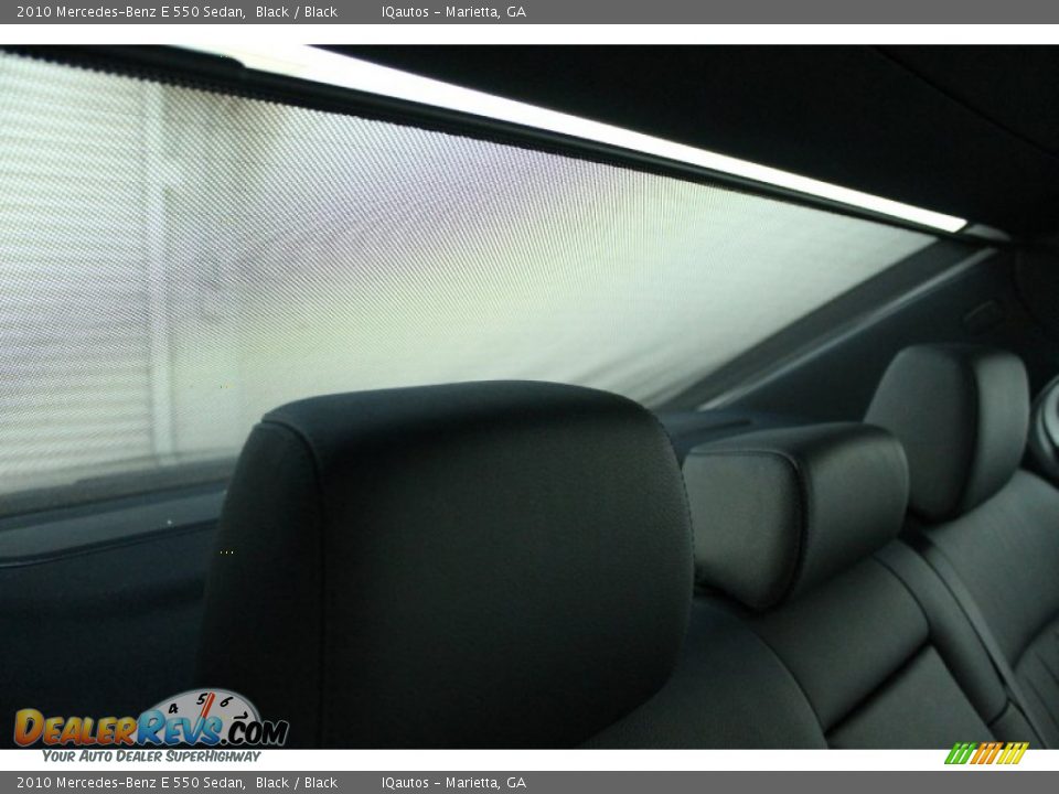 2010 Mercedes-Benz E 550 Sedan Black / Black Photo #25