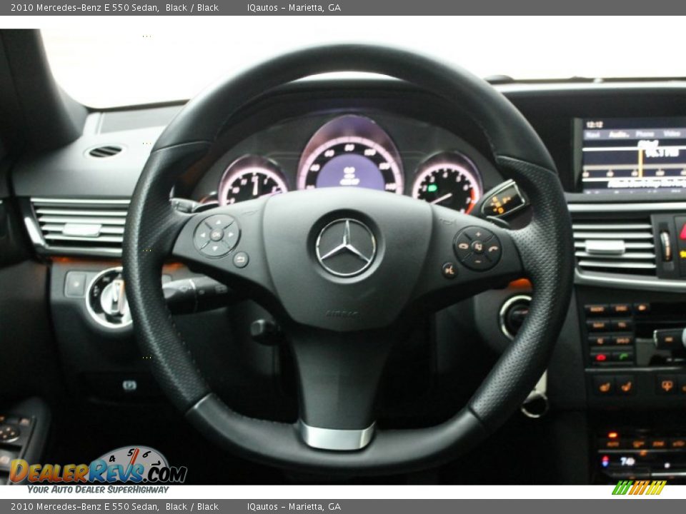 2010 Mercedes-Benz E 550 Sedan Steering Wheel Photo #33
