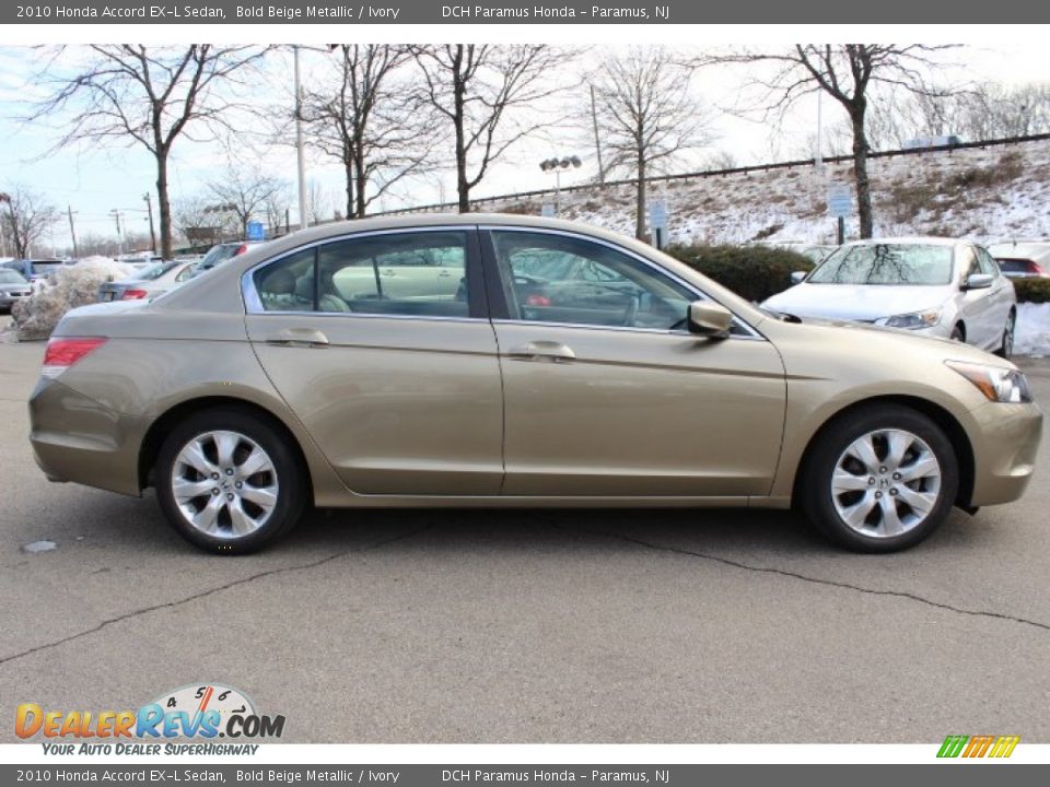 Bold Beige Metallic 2010 Honda Accord EX-L Sedan Photo #4