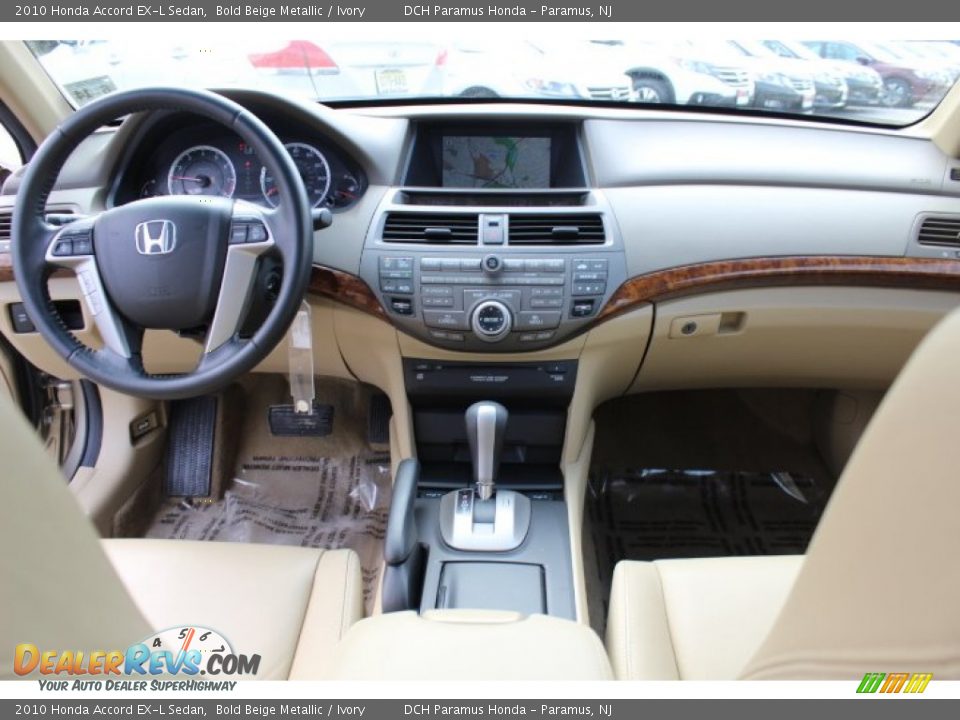 Dashboard of 2010 Honda Accord EX-L Sedan Photo #12