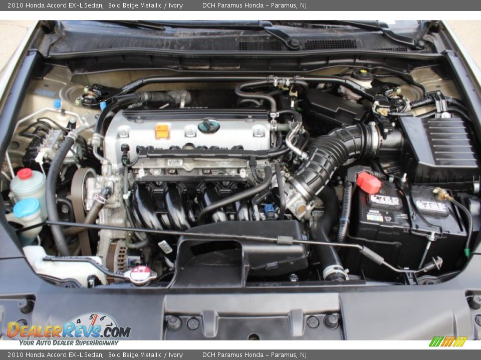 2010 Honda Accord EX-L Sedan 2.4 Liter DOHC 16-Valve i-VTEC 4 Cylinder Engine Photo #25