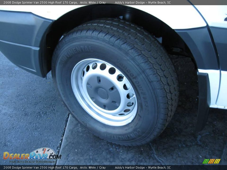2008 Dodge Sprinter Van 2500 High Roof 170 Cargo Arctic White / Gray Photo #2