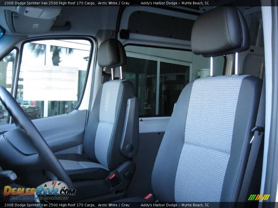 2008 Dodge Sprinter Van 2500 High Roof 170 Cargo Arctic White / Gray Photo #3