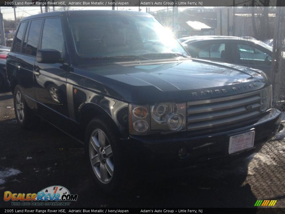 2005 Land Rover Range Rover HSE Adriatic Blue Metallic / Ivory/Aspen Photo #3