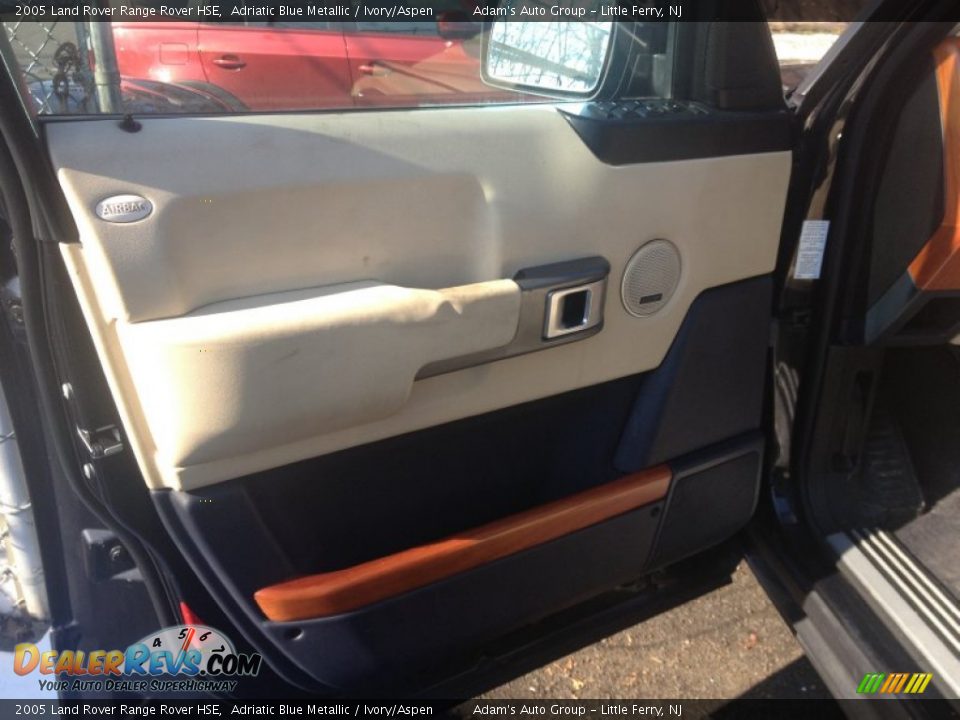 2005 Land Rover Range Rover HSE Adriatic Blue Metallic / Ivory/Aspen Photo #7