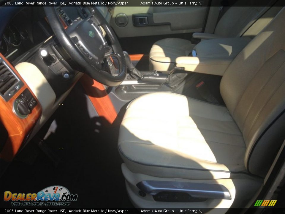 2005 Land Rover Range Rover HSE Adriatic Blue Metallic / Ivory/Aspen Photo #10