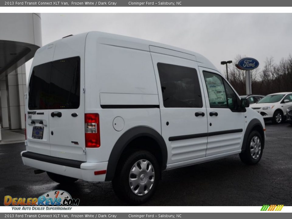 2013 Ford Transit Connect XLT Van Frozen White / Dark Gray Photo #3