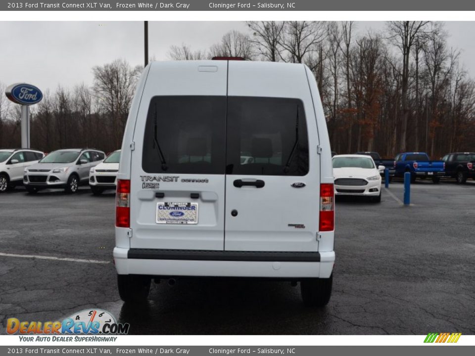 2013 Ford Transit Connect XLT Van Frozen White / Dark Gray Photo #4