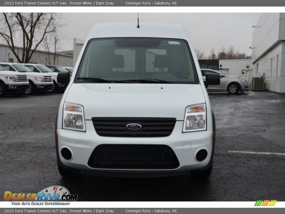 2013 Ford Transit Connect XLT Van Frozen White / Dark Gray Photo #7