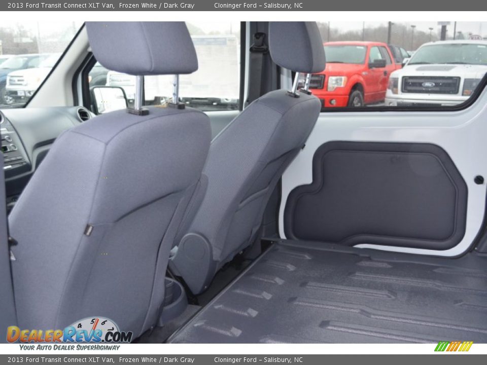 2013 Ford Transit Connect XLT Van Frozen White / Dark Gray Photo #11