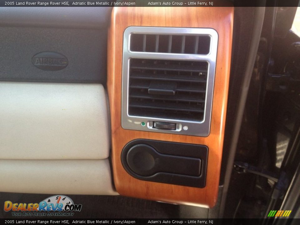 2005 Land Rover Range Rover HSE Adriatic Blue Metallic / Ivory/Aspen Photo #21