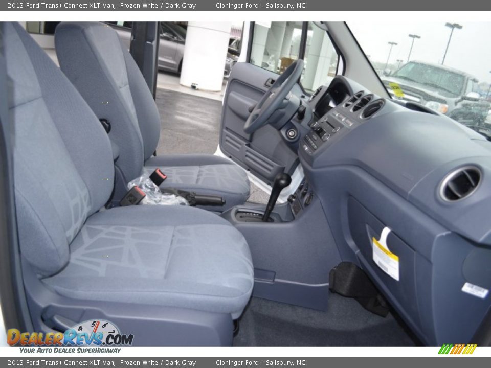 2013 Ford Transit Connect XLT Van Frozen White / Dark Gray Photo #14