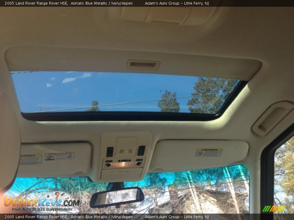 2005 Land Rover Range Rover HSE Adriatic Blue Metallic / Ivory/Aspen Photo #28