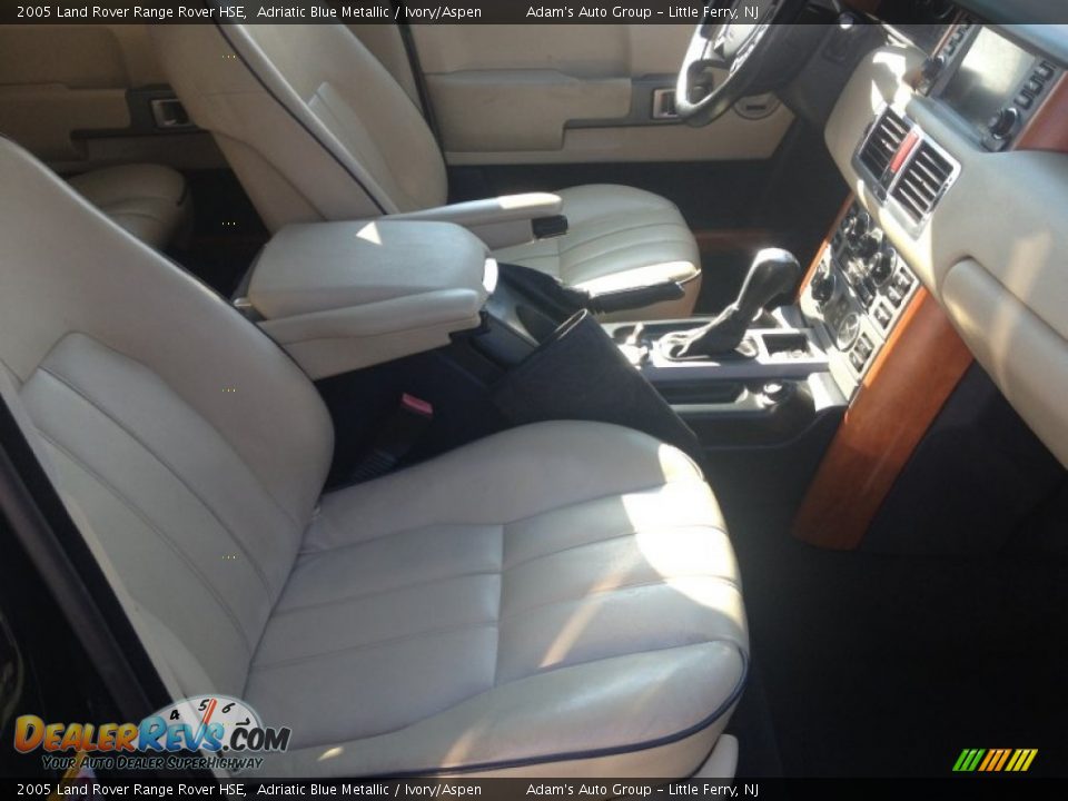 2005 Land Rover Range Rover HSE Adriatic Blue Metallic / Ivory/Aspen Photo #32