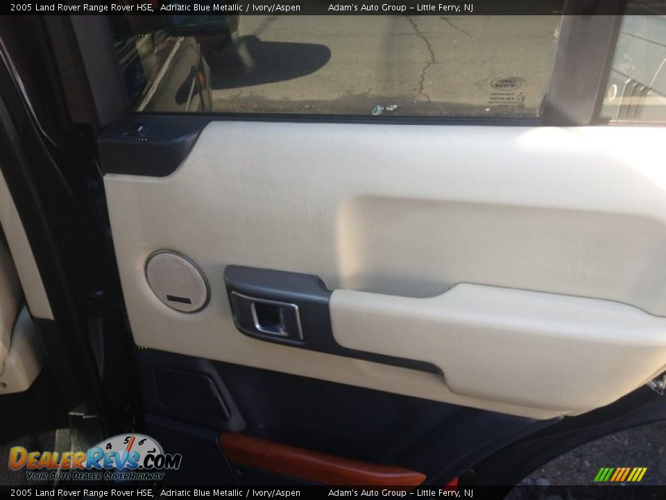 2005 Land Rover Range Rover HSE Adriatic Blue Metallic / Ivory/Aspen Photo #33
