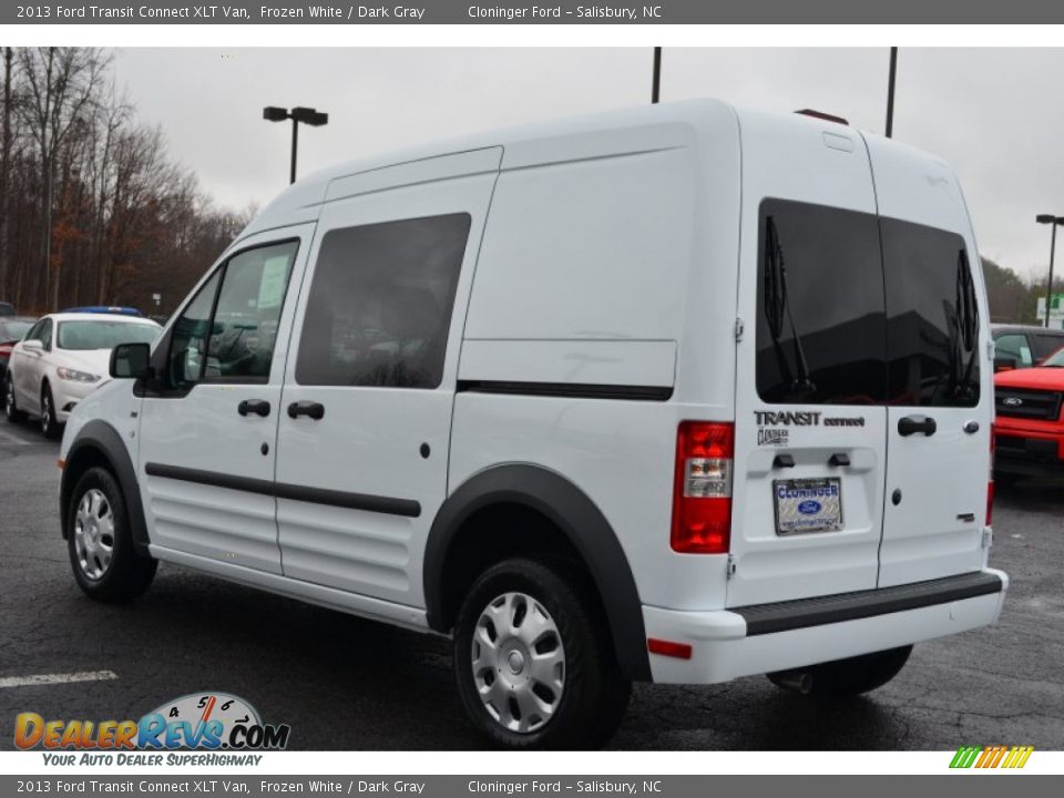 2013 Ford Transit Connect XLT Van Frozen White / Dark Gray Photo #34