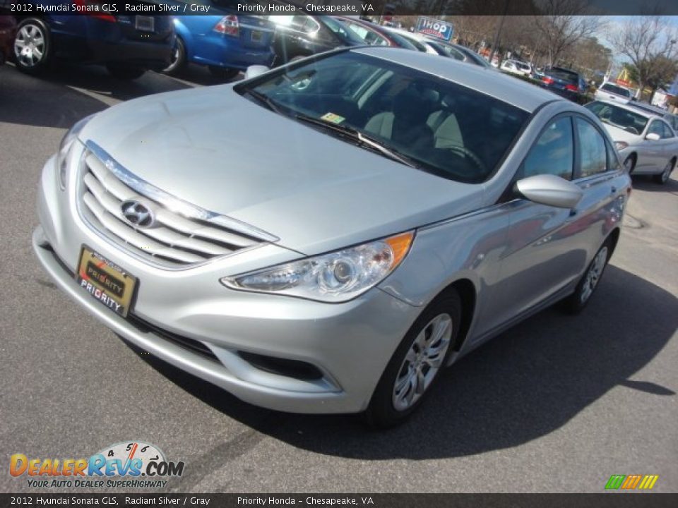 2012 Hyundai Sonata GLS Radiant Silver / Gray Photo #7